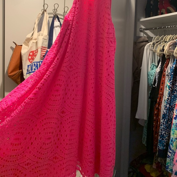 Lilly Pulitzer hot pink sleeveless dress - Picture 2 of 4